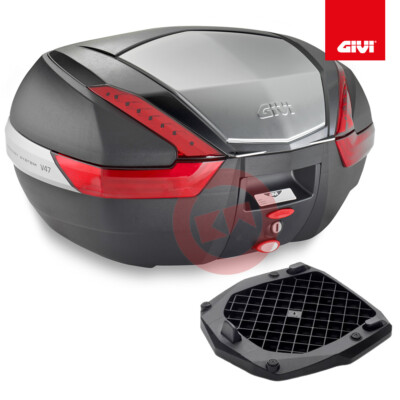 GIVI KIT KOFFER MONOKEY TOPCASE V47N PLATTE SR8830 E251 SUPER SOCO CPX 2021