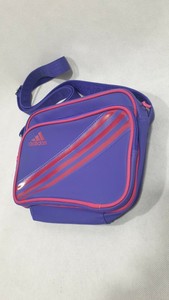 purple adidas messenger bag