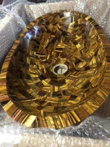 Fregaderos de baño Multicolor Handmade Mármol