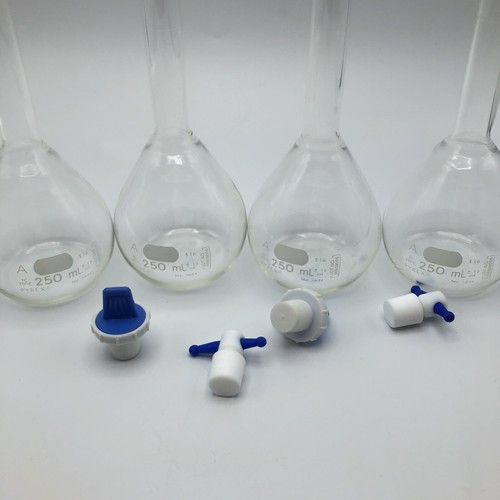 4 Borracce e tappi volumetrici PYREX® 250 ml classe A serializzati 5644-250 5644 - Foto 7 di 8