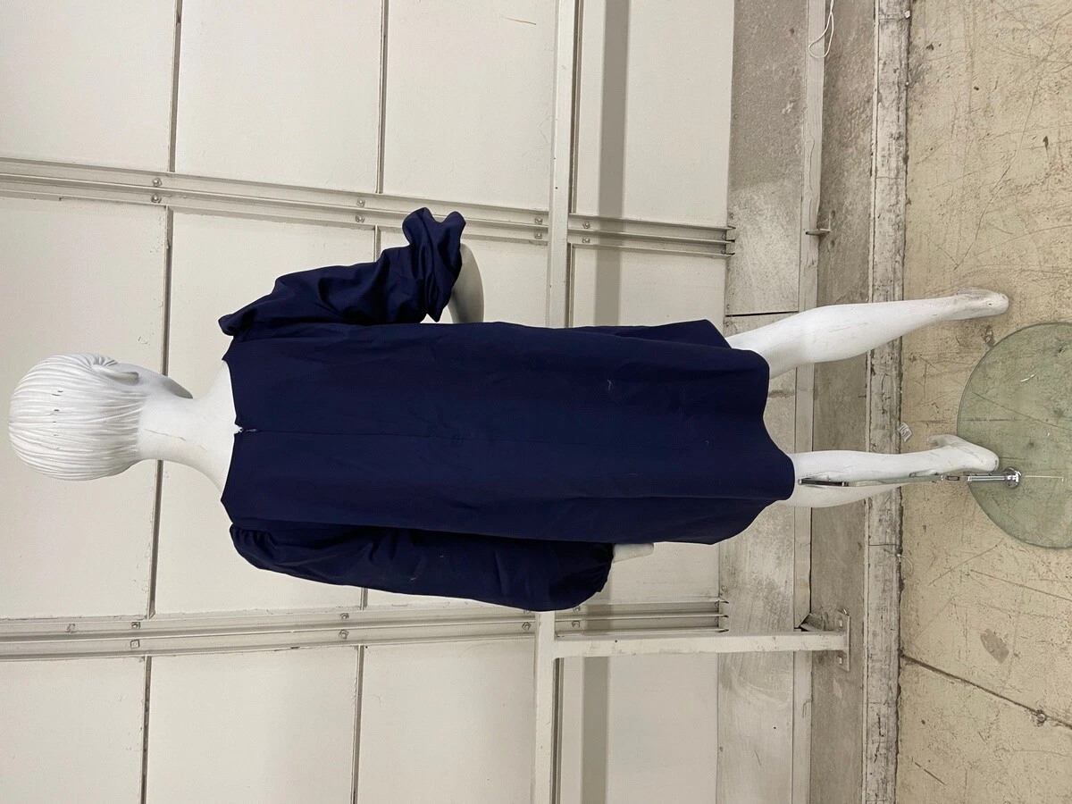 Cos navy blue dress sales