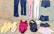 Ballet Kids Dancewear, 13 Pc Lot Danskin, Capezio, Moret, Revolution, Size 4/5 M