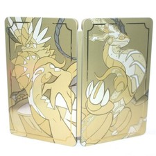 Official Pokemon Scarlet Violet Special Gold Limited Steelbook for Nintendo NS