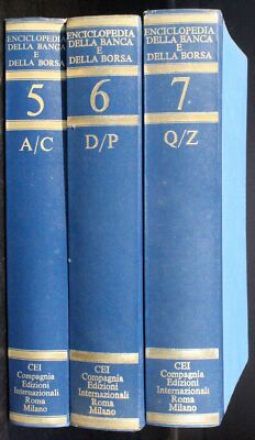 ENZYKLOPÄDIE DER BANK UND DER TASCHE. VOL 5-6-7. AA.VV. GUS.