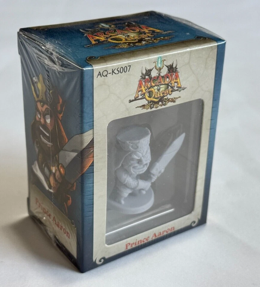 BRAND NEW Arcadia Quest Prince Aaron (Kickstarter Exclusive) CMON - Image 2 of 3