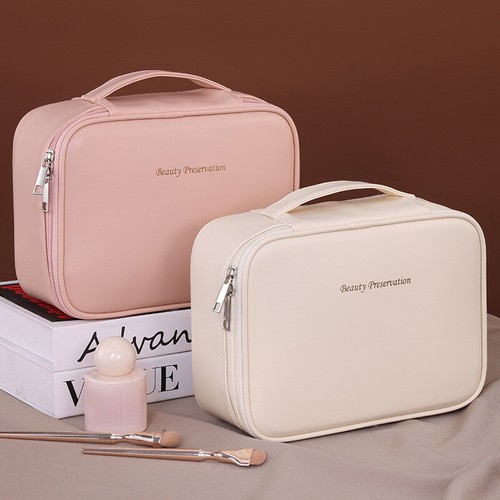 Portable Travel Cosmetic Bag Large Capacity Waterproof Toiletry Bag Storage B AT - Photo 6/16