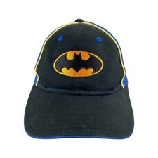 BATMAN Youth Adjustable Baseball Cap Hat - Batman Logo - DC Comics Pre-owned