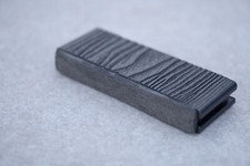 COMPOSITE DECKING END CAP - BLACK, GREY SILVER + OAK