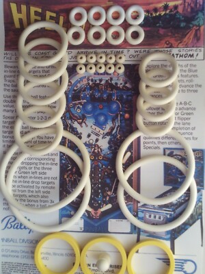 FLIPPER-GOTTLIEB-CLASS OF 1812-KIT Elastiques Caoutchouc-Pinball Rubber EUR 23,50 - FR