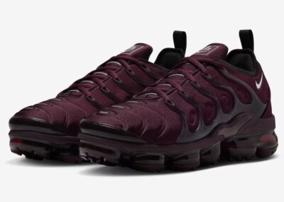Nike Air VaporMax Plus Night Maroon Burgundy Men's Sneakers Running Shoes