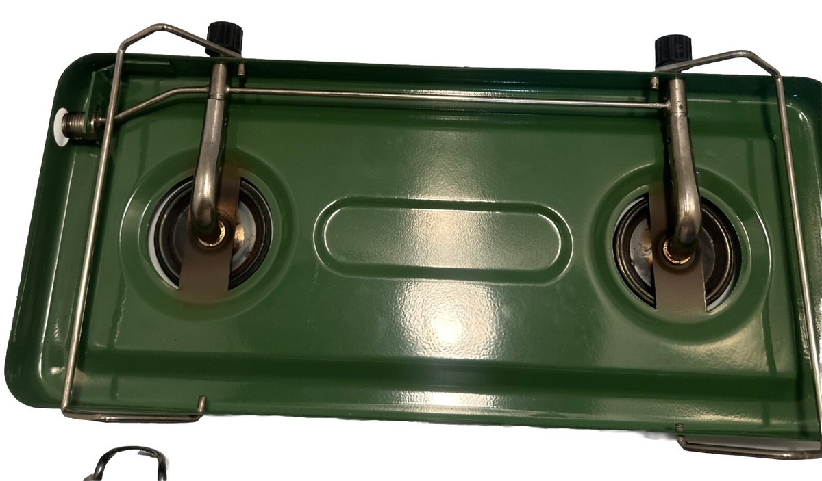 Vintage American Camper Two Burner Propane Stove Model 1080 for