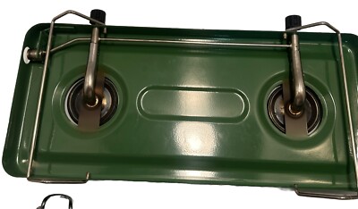 Vintage American Camper Two Burner Propane Stove Model 1080 for