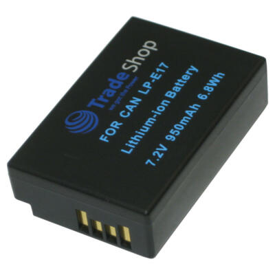 Li-Ion Akku 7,2V-7,4V 950mAh für Canon Rebel SL2 T6i T6s T7i LP-E17