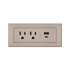 Legrand Wiremold RDZCNI10 radiant Furniture Power Center with USB, Recessed P...
