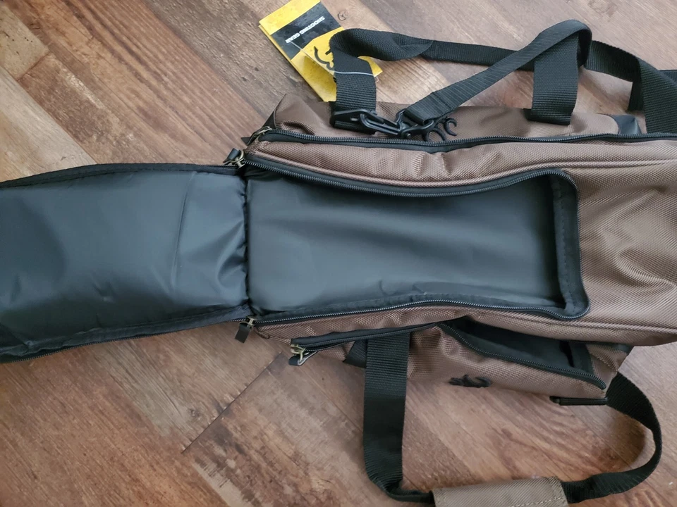Browning Shooting Bag Fortress 2 Tone Black/brown range bag blind bag Hunting - Image 2 of 4