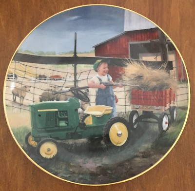 Little Farmhands, limited edition plates, by Donald Zolan