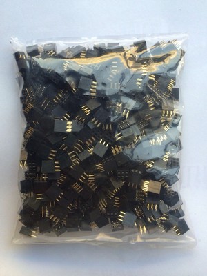 50PCS 2X3 Pin 6P 2.54mm Double Row Female Straight Header Pin Strip 2*3p