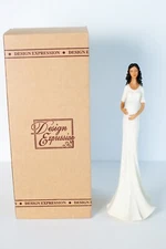 Design Expression Figurine African American Pregnancy Pregnant 15" Tall New