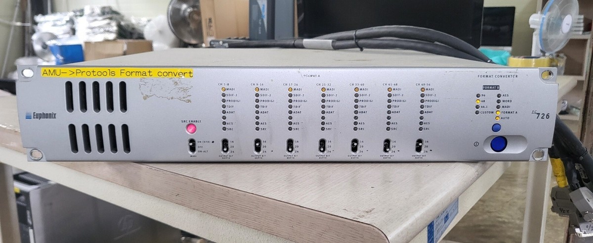 Convertisseur Studio EUPHONIX FC726 – Rackable, Occasion, Bon état