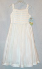 CINDERELLA GIRLS FANCY CREAM 4 LAYERED PARTY DRESS SIZE 10 NEW WITH TAGS