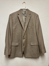 VTG Polo Ralph Lauren Light Brown blazer jacket black label Sz 50L