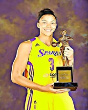 Candace Parker SlamArt Series 2 8x10 art photo Sparks Sky unsigned