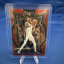 2024-25 Panini Select - Concourse Victor Wembanyama #9 Red Wave Prizm