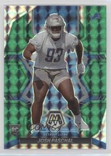2022 Panini Mosaic Rookies Green Mosaic Prizm Josh Paschal #388 1e9z