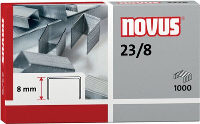 1000 NOVUS Heftklammern 23/8 verzinkt ORIGINAL 042-0040
