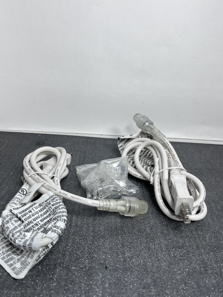 Hampton Bay Rope Light Mounting Clips &amp; 2 power cords | eBay