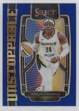 2024 Panini Select WNBA Unstoppable Blue Prizm 42/49 Arike Ogunbowale #15 0i7n