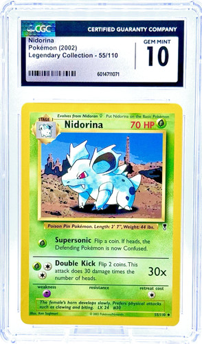Nidorina graded CGC 10 for sale on eBay