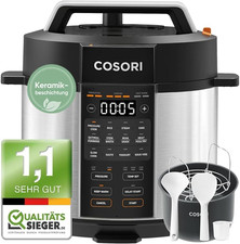 COSORI Schnellkochtopf, Keramikbeschichtung, 9-In-1, Multikocher Mit 14 Funktion