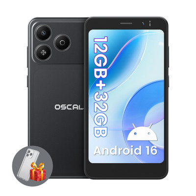 Blackview OSCAL FLAT 3C Mini AI Smartphone 12GB+32GB 5'' Android16 Dual SIM Handy