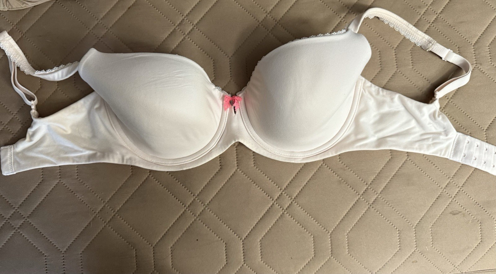 Victorias Secret Body By Victoria Lined Demi/demi Buste Double Bra Size 32DDD