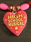 High School Musical Youth Fashion Bracelet Pink Beaded Heart Locket Sold As Is. — photo 2