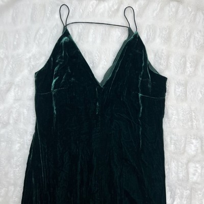 bcbg green velvet dress Bcbgmaxazria Velvet Bustier Dress In Green
