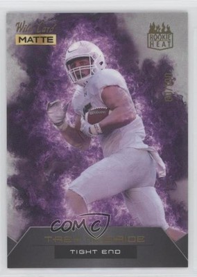 2022 Wild Card MATTE Rookie Heat Silver - Purple Flames /100 Trey McBride RC 7l6