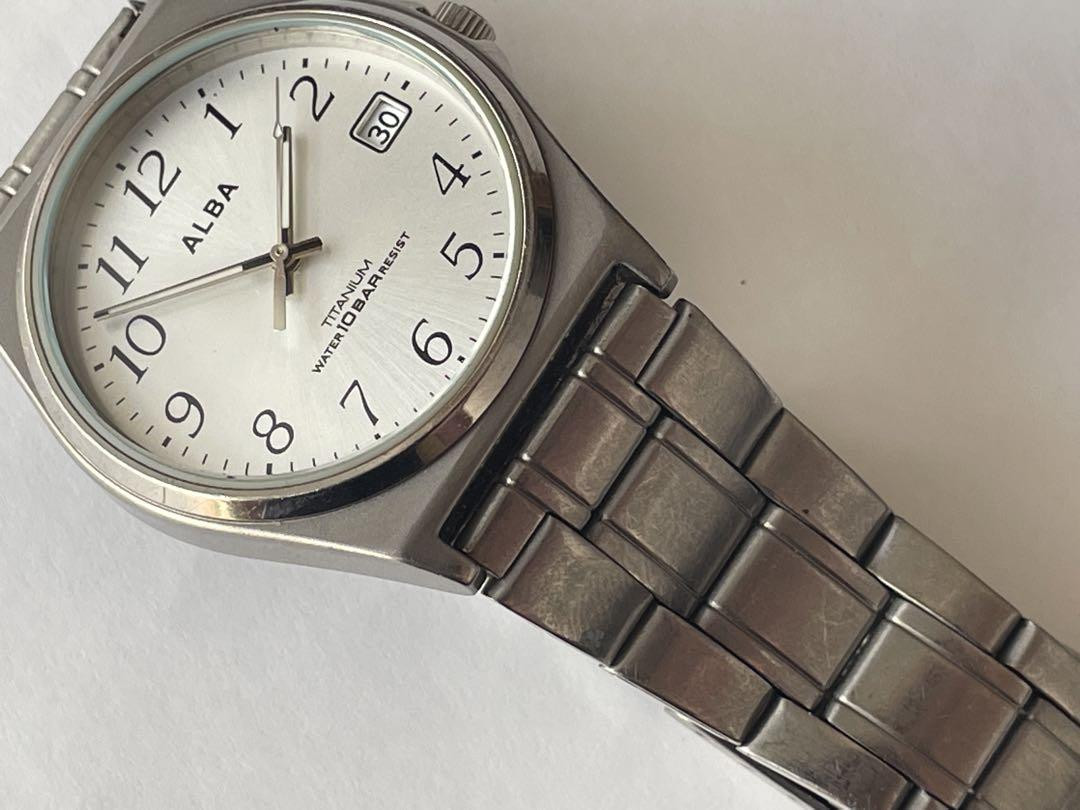 N32 腕時計 ALBA TITANIUM WATER 10BAR RESIST Alba Titanium Watch | eBay