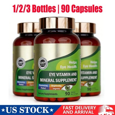1-3PCS Lutein Eye Vitamins Supplement for Eye Health Macular Health and Dry Eye