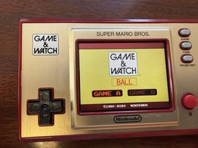 Nintendo Game & Watch Super Mario Bros Handheld Console HXA-001 Color Tested