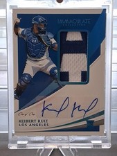 2021 Panini Immaculate Collection Keibert Ruiz Rpa 1/1 Auto Dodgers One Of One