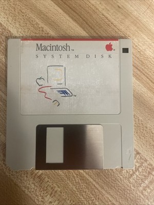 Vintage Macintosh System Disk 690-5003-E   1985 Floppy 3.5  ~Apple Computer Inc.