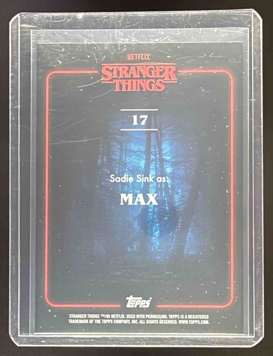 2025 Topps Non-Sport Stranger Things Max #17 | eBay