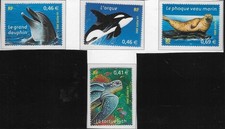 2002 faune marine   série  3485  a 3488  neuf **