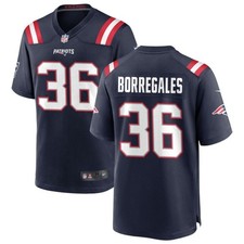 Men's Andres Borregales Navy Stitched Jersey