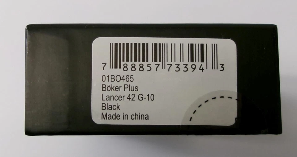 Boker Plus 01BO465 Lancer 42 Folding Knife G-10 & Stainless Steel Handles NEW! - Image 4 of 4