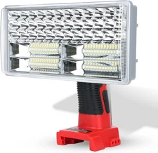 40W 4200LM Rechargeable Cordless LED Work Light for Milwaukee 18V Li-ion Battery