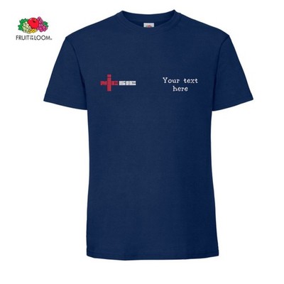NICEIC Tshirt Klempner fruit of loom bestickt personalisiert mit Text