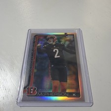 2025 Topps Chrome #64 Evan McPherson Refractor Cincinnati Bengals